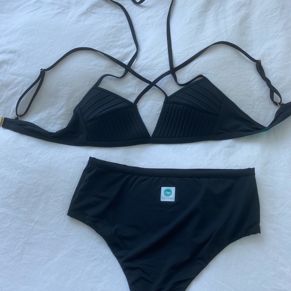 Panarea black high wasted bikini - Picture 2 of 8